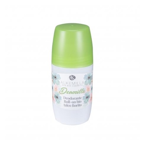 DEOMILLA TALCO FIORITO BIO DEODORANTE ROLL-ON ALKEMILLA