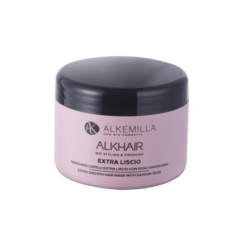 MASCHERA CAPELLI EXTRA LISCIO CON ROSA DAMASCENA ALKEMILLA