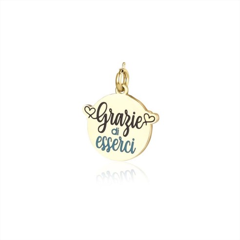 CHARM GRAZIE DI ESSERCI ORO BRAND