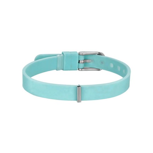 BK2480 BRACCIALE DONNA IN SILICONE VERDE ACQUA LUCA BARRA