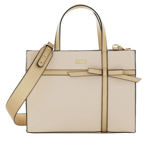 BORSA A MANO CON TRACOLLA OFF WHITE GIFT CAMOMILLA MILANO