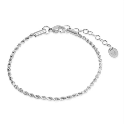 04BR045 BRACCIALE CATENA CORDA 16+3 CM BRAND