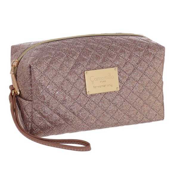 POUCH M ROSA MATELASSE CAMOMILLA MILANO - Vendita online