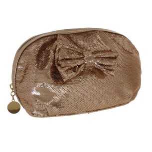 POUCH XL ROSE GOLD BRILLY...