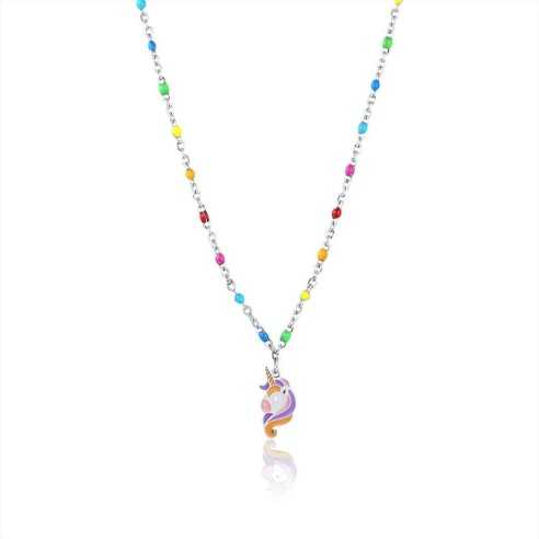 COLLANA UNICORNO BRAND