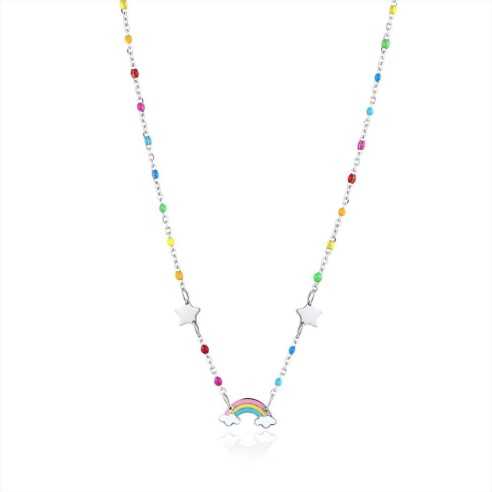 COLLANA ARCOBALENO CON STELLE BRAND