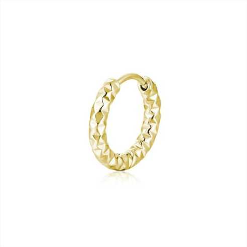 09ER040G COPPIA ORECCHINI ACCIAIO IP GOLD BRAND