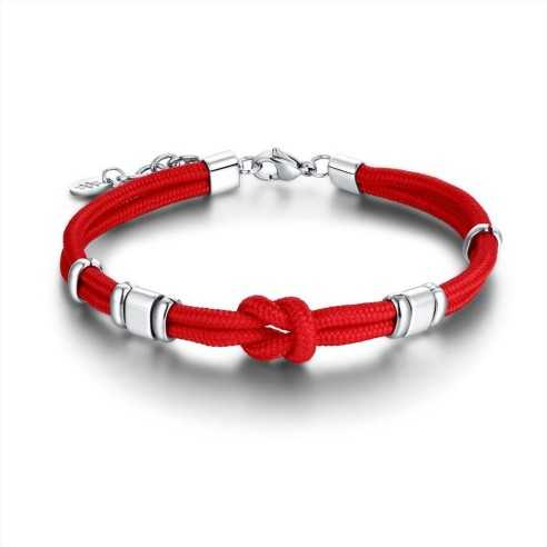 BRACCIALE NODO ROSSO BRAND