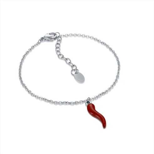 BRACCIALE CORNETTO ROSSO BRAND