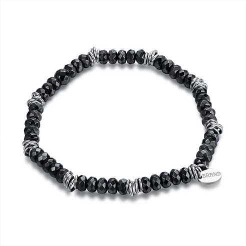 BRACCIALE EMATITE CON ANELLI 4 MM BRAND