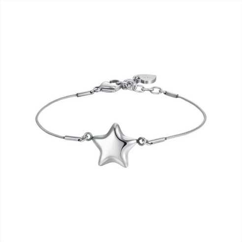 BK2411 BRACCIALE DONNA IN ACCIAIO CON STELLA PIENA LUCA BARRA