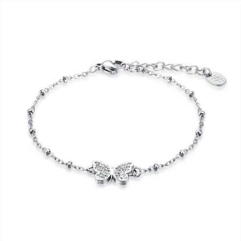 BRACCIALE FARFALLA CRISTALLI BRAND