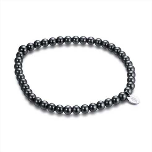 04BR026E BRACCIALE EMATITE SFERE 4MM BRAND