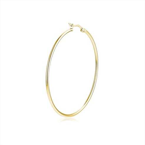 ORECCHINI CERCHIO IP GOLD 45 MM BRAND