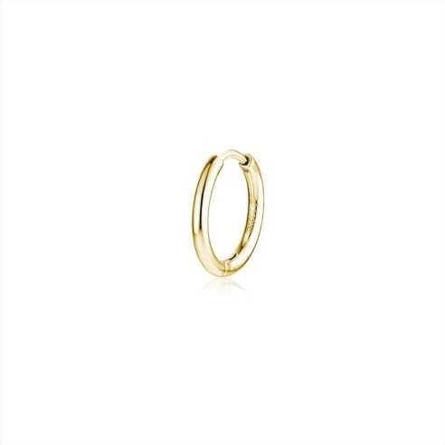 ORECCHINI CERCHIO IP GOLD 12 MM BRAND