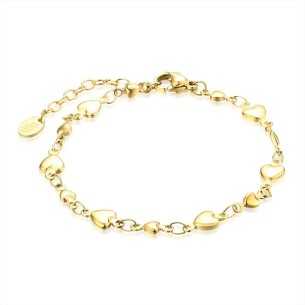 BRACCIALE IN ACCIAIO GOLD...