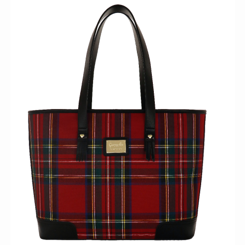 BORSA A SPALLA SCOTTISH BAG NERO CAMOMILLA MILANO