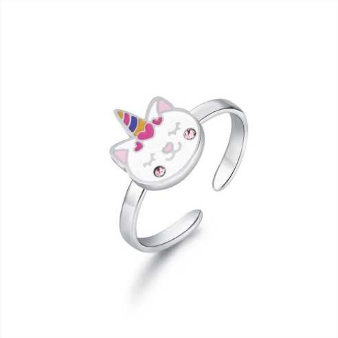 ANELLO ACCIAIO BIMBA GATTINO BRAND