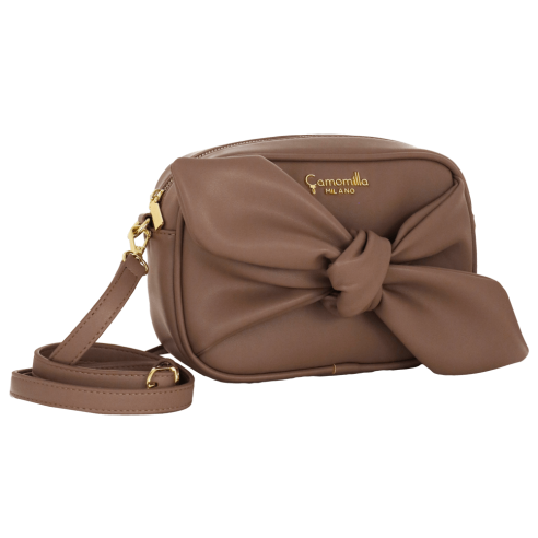 BORSA A TRACOLLA MAXI BOW CAMOMILLA MILANO