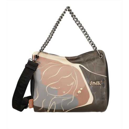 BORSA A TRACOLLA CON MANICO IN METALLO HEARTBEAT ANEKKE