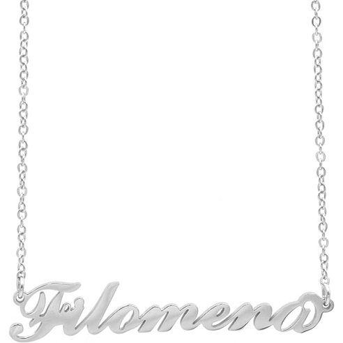 COLLANA ACCIAIO CON NOME