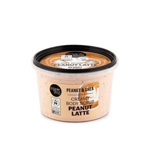 CREAMY BODY SCRUB PEANUT LATTE ORGANIC SHOP