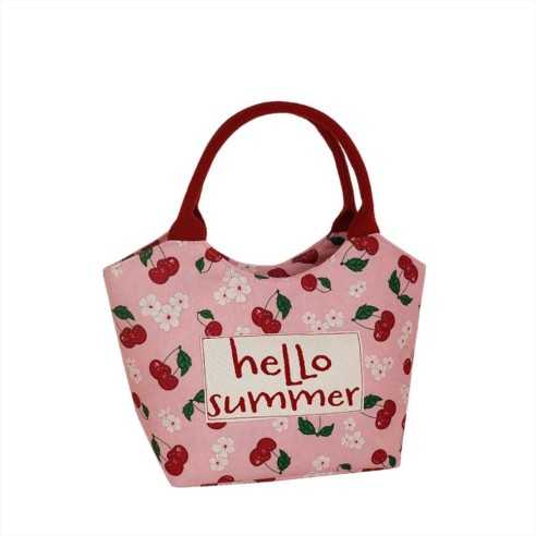 BORSA CITY S CILIEGIA HELLO SUMMER CAMOMILLA MILANO