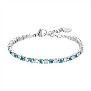 BRACCIALE TENNIS IN ACCIAIO...
