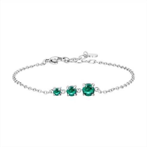 BRACCIALE DONNA IN ACCIAIO CON SERPENTI LUCA BARRA