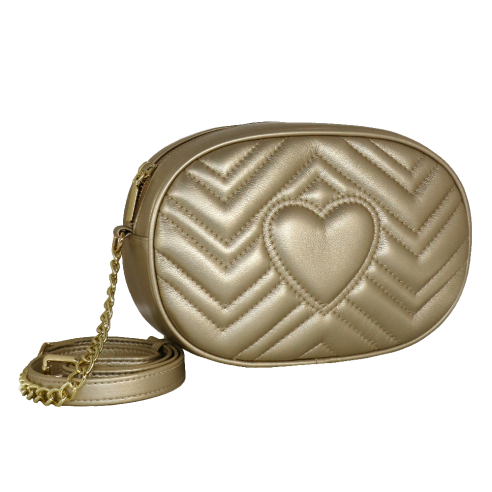 BORSA A TRACOLLA SOLO CUORE CAMOMILLA MILANO