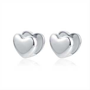 ORECCHINI CUORE CLIP BRAND