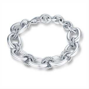 BRACCIALE ACCIAIO MAGLIE...