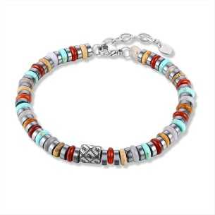 BRACCIALE UOMO CON PIETRE...