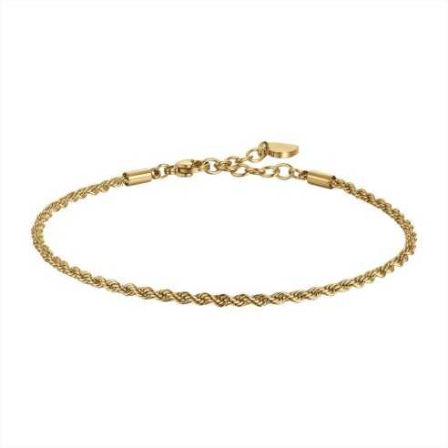 CAVIGLIERA DONNA IN ACCIAIO IP GOLD LUCA BARRA