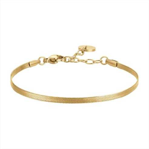 CAVIGLIERA DONNA IN ACCIAIO IP GOLD LUCA BARRA