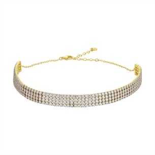 COLLANA CHOKER TENNIS DONNA...