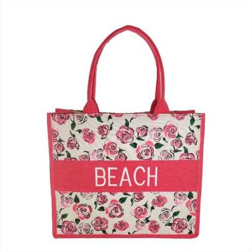 BORSA MARE M ROSELLINA ROSA CAMOMILLA MILANO