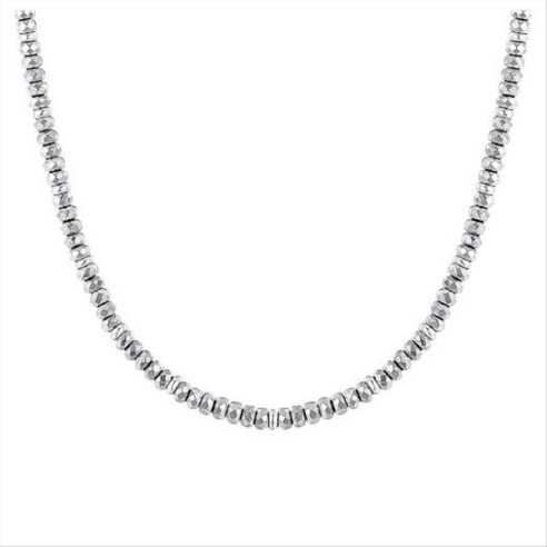 COLLANA DONNA IN ACCIAIO CON EMATITE LUCA BARRA