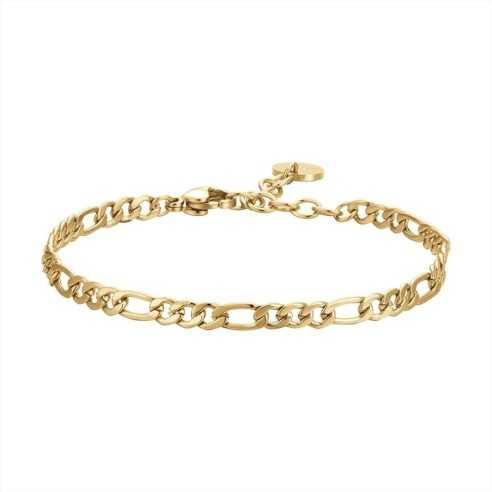 BRACCIALE DONNA IN ACCIAIO IP GOLD LUCA BARRA